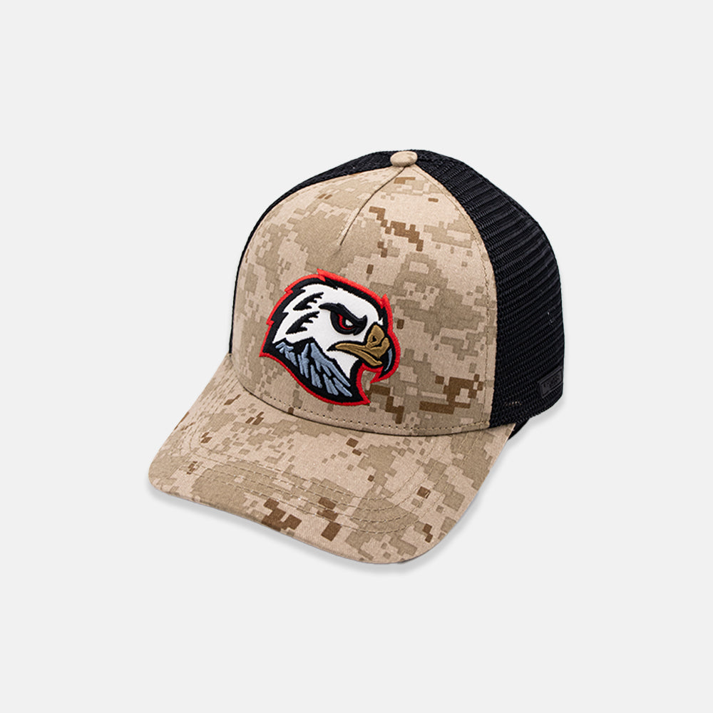 Hawk Head Mesh Cap - Camo