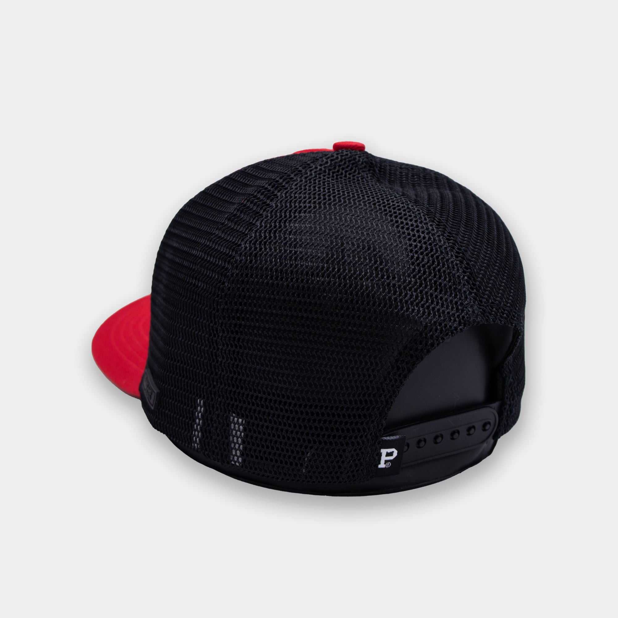 Hawk Head Mesh Cap - Red/Black