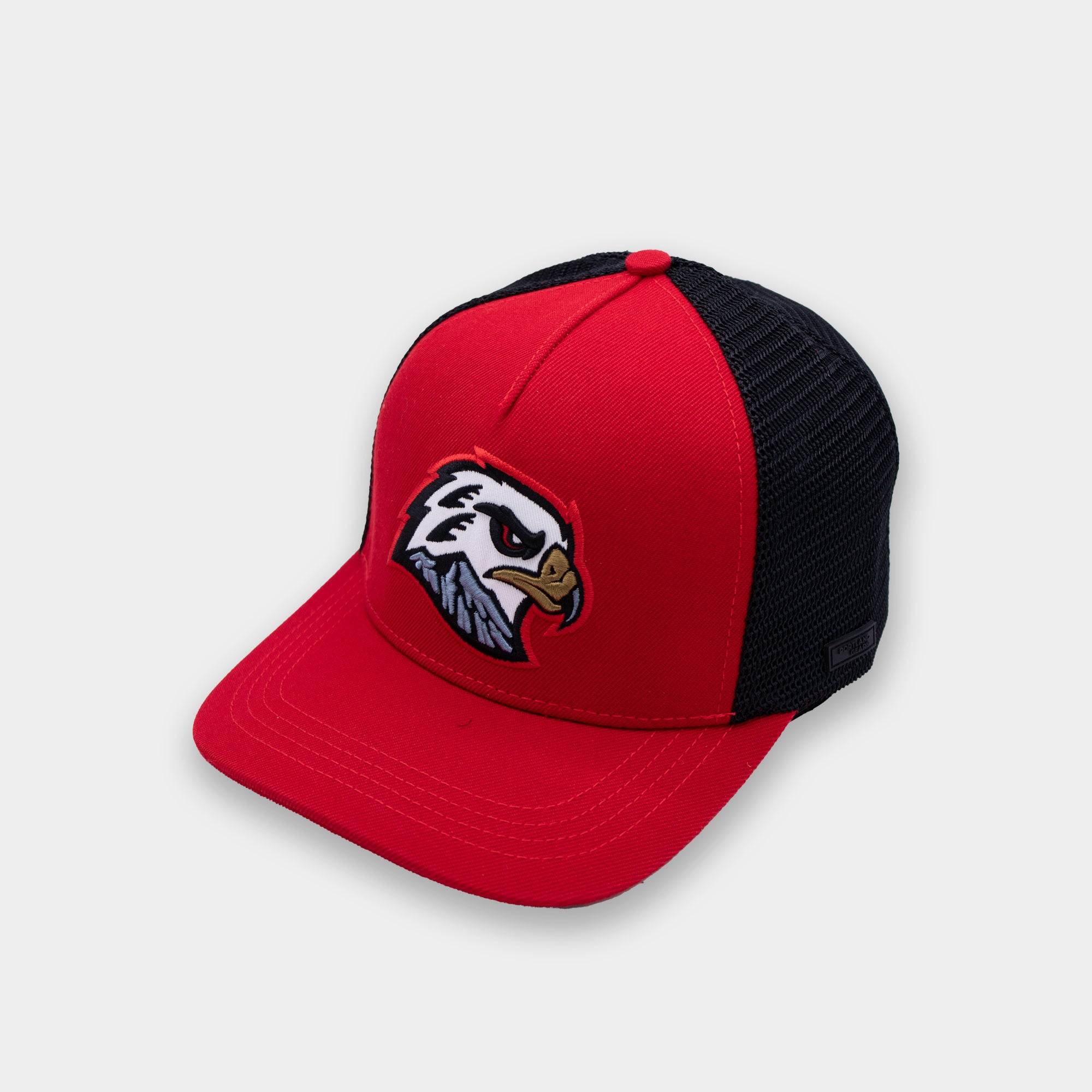 Hawk Head Mesh Cap - Red/Black