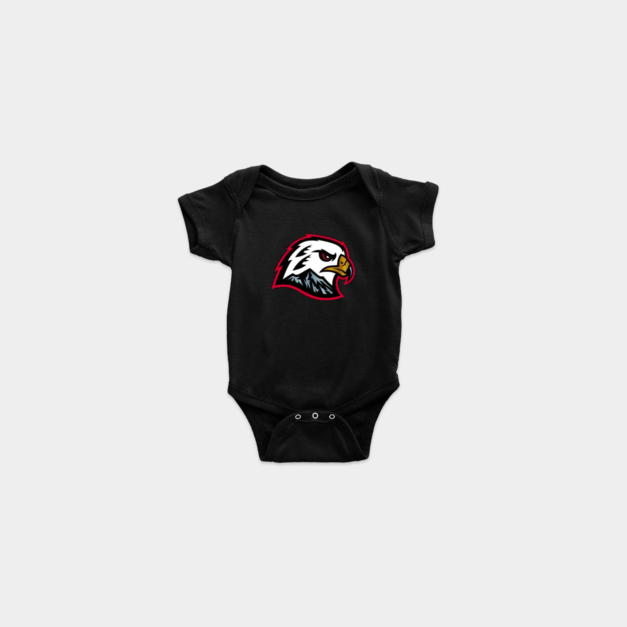 Hawk Head Onesie - Black