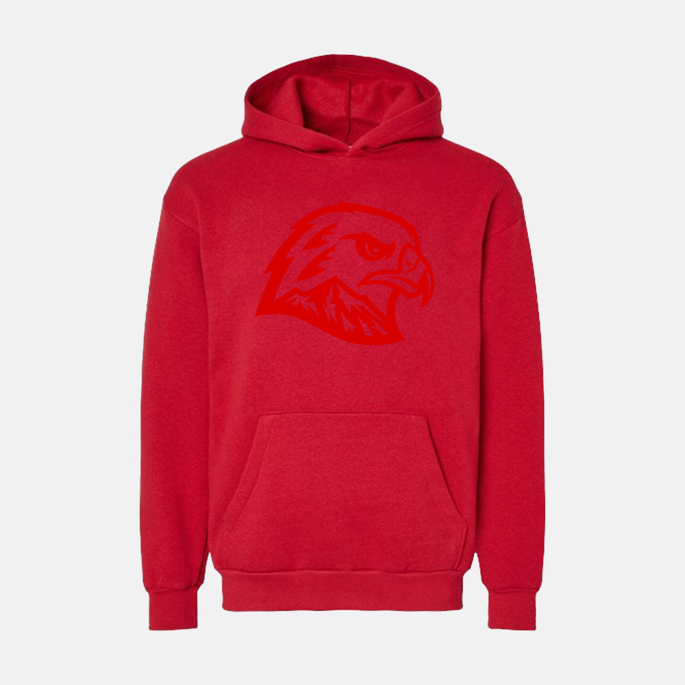 Tonal Hawk Head Hoodie