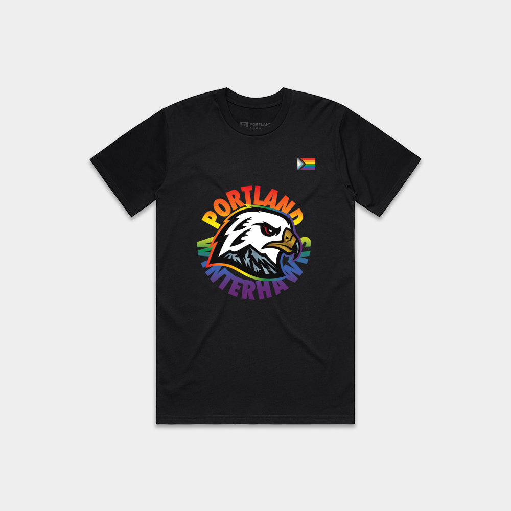 Winterhawks Pride Tee - Black