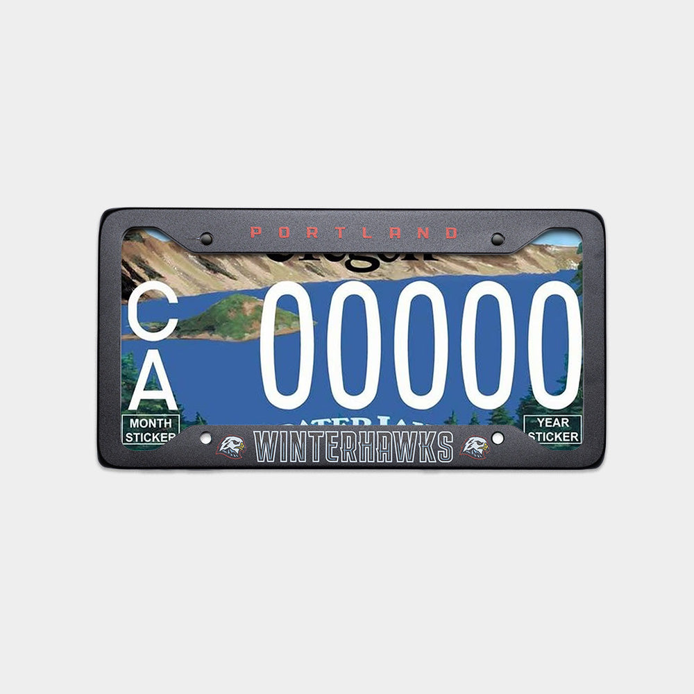 Hawks License Plate Cover