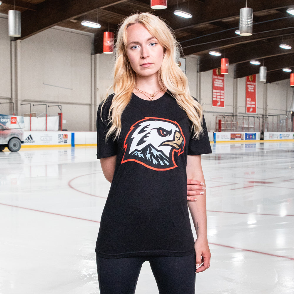 Hawk Head T-Shirt - Black