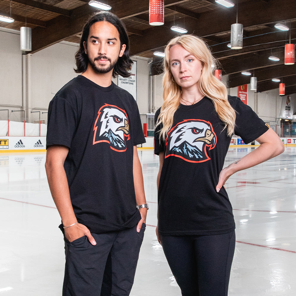 Hawk Head T-Shirt - Black