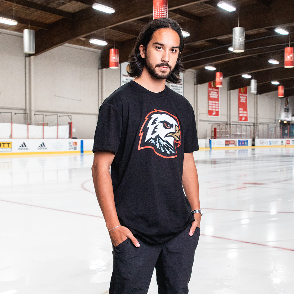 Hawk Head T-Shirt - Black