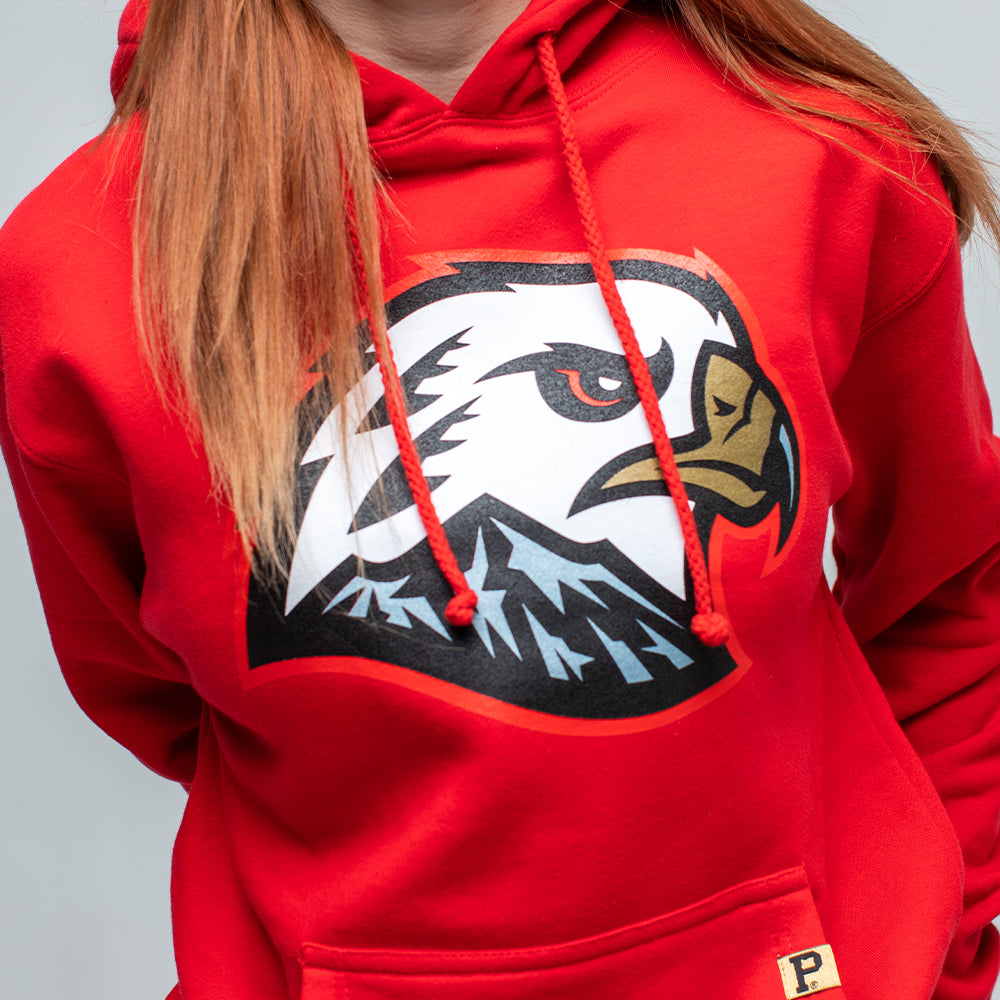 Hawk Head Hoodie - Red