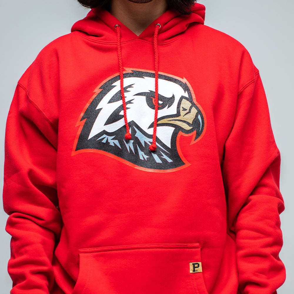 Hawk Head Hoodie - Red