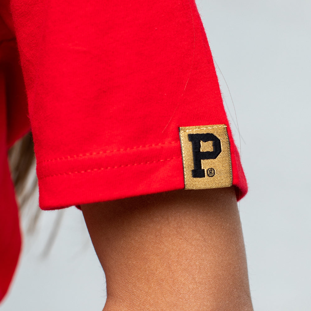 Youth Hawk Head Tee - Red