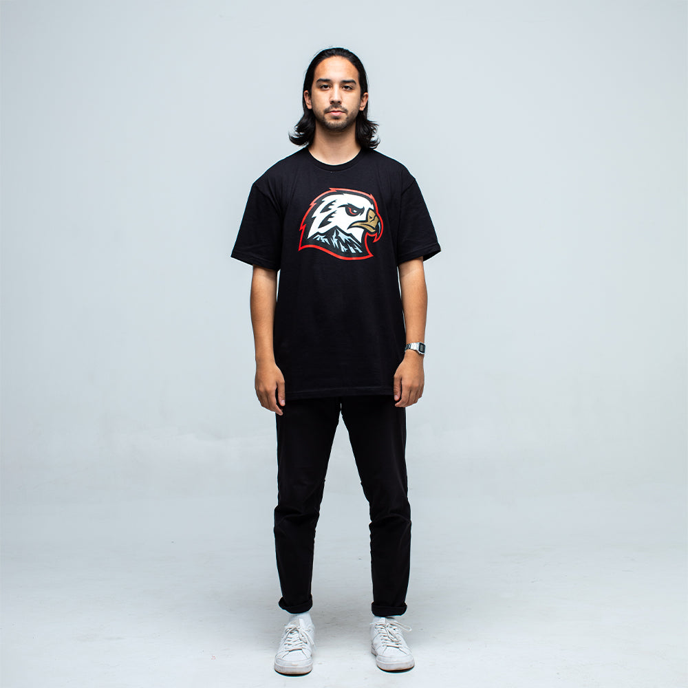 Hawk Head T-Shirt - Black