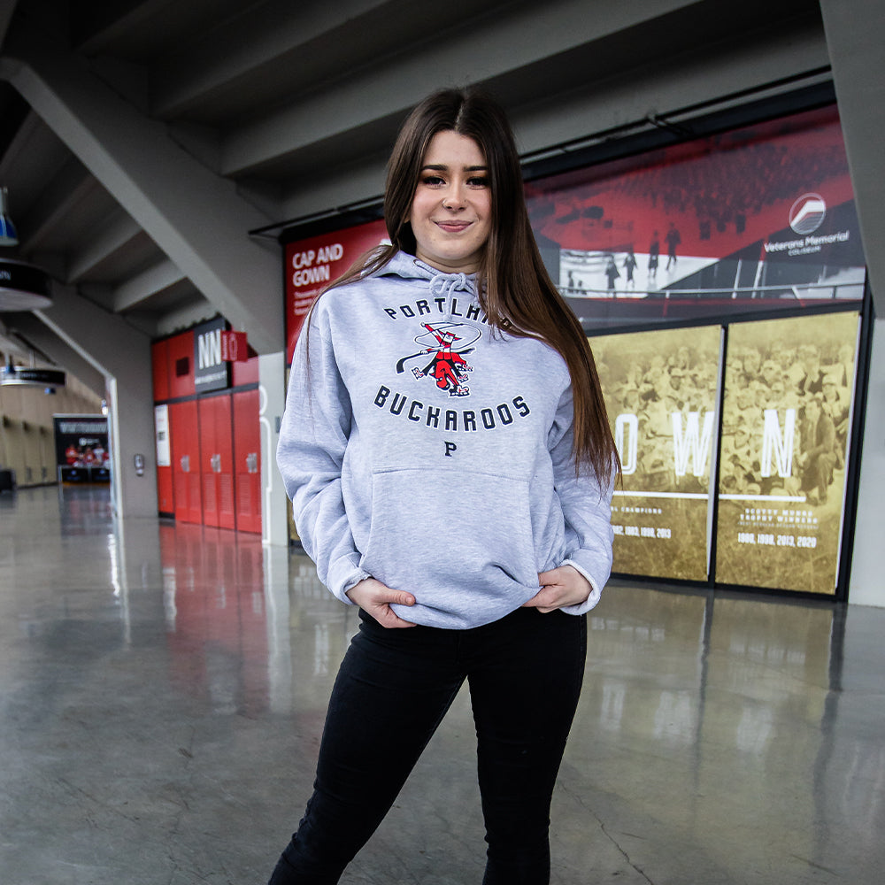 Buckaroos Hoodie - Grey