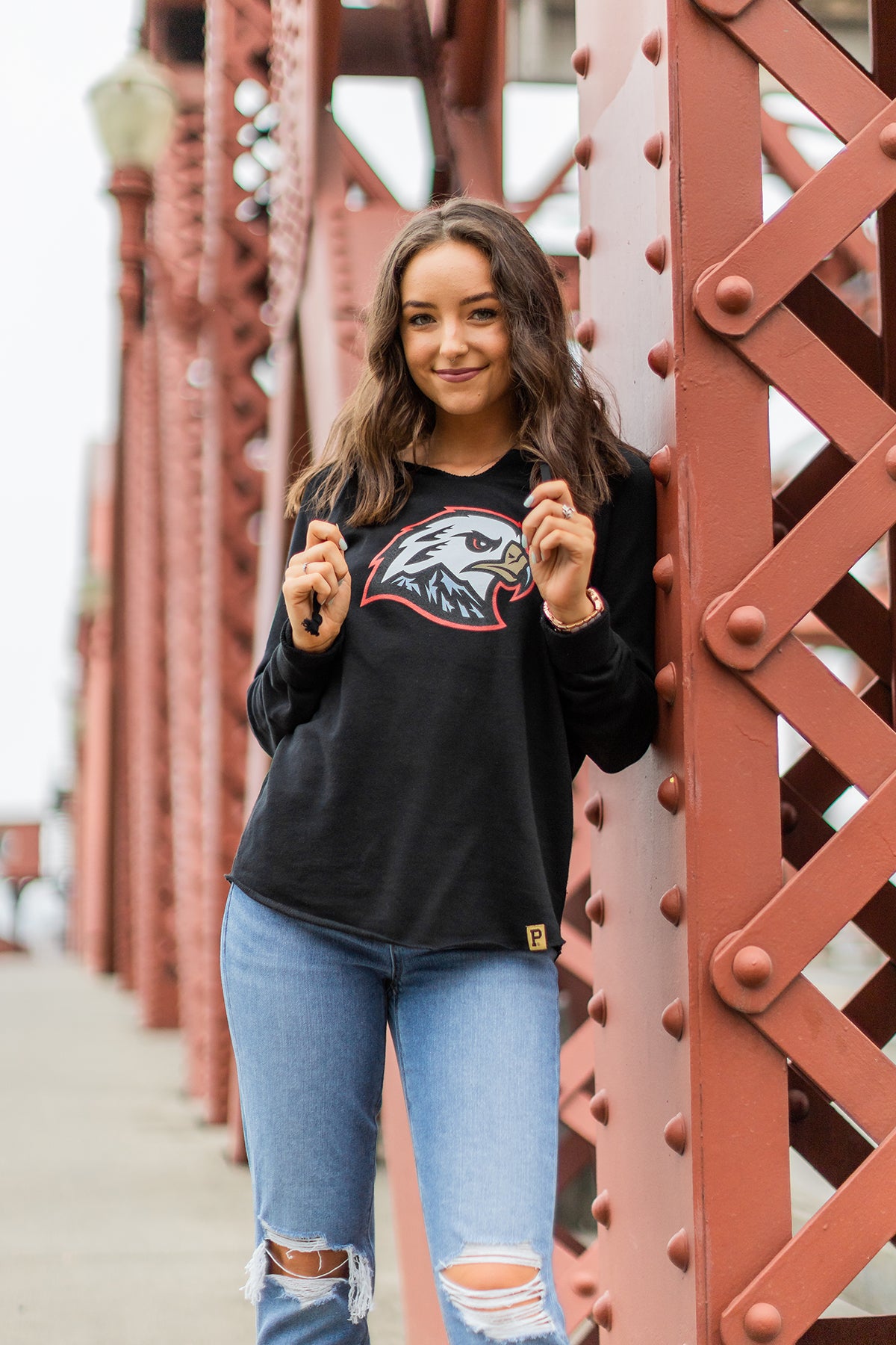 Women's Hawk Head Hoodie