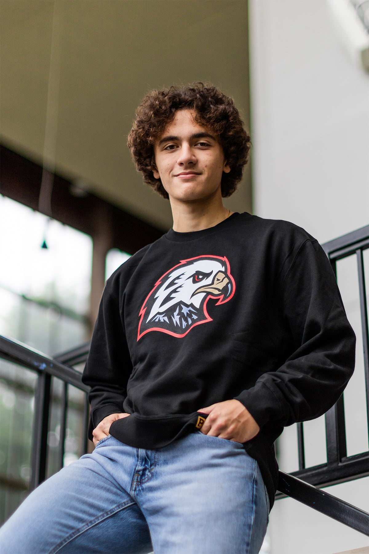 Hawk Head Crewneck