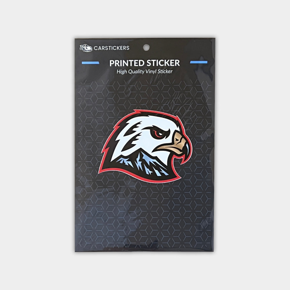 Hawk Head Car Decal