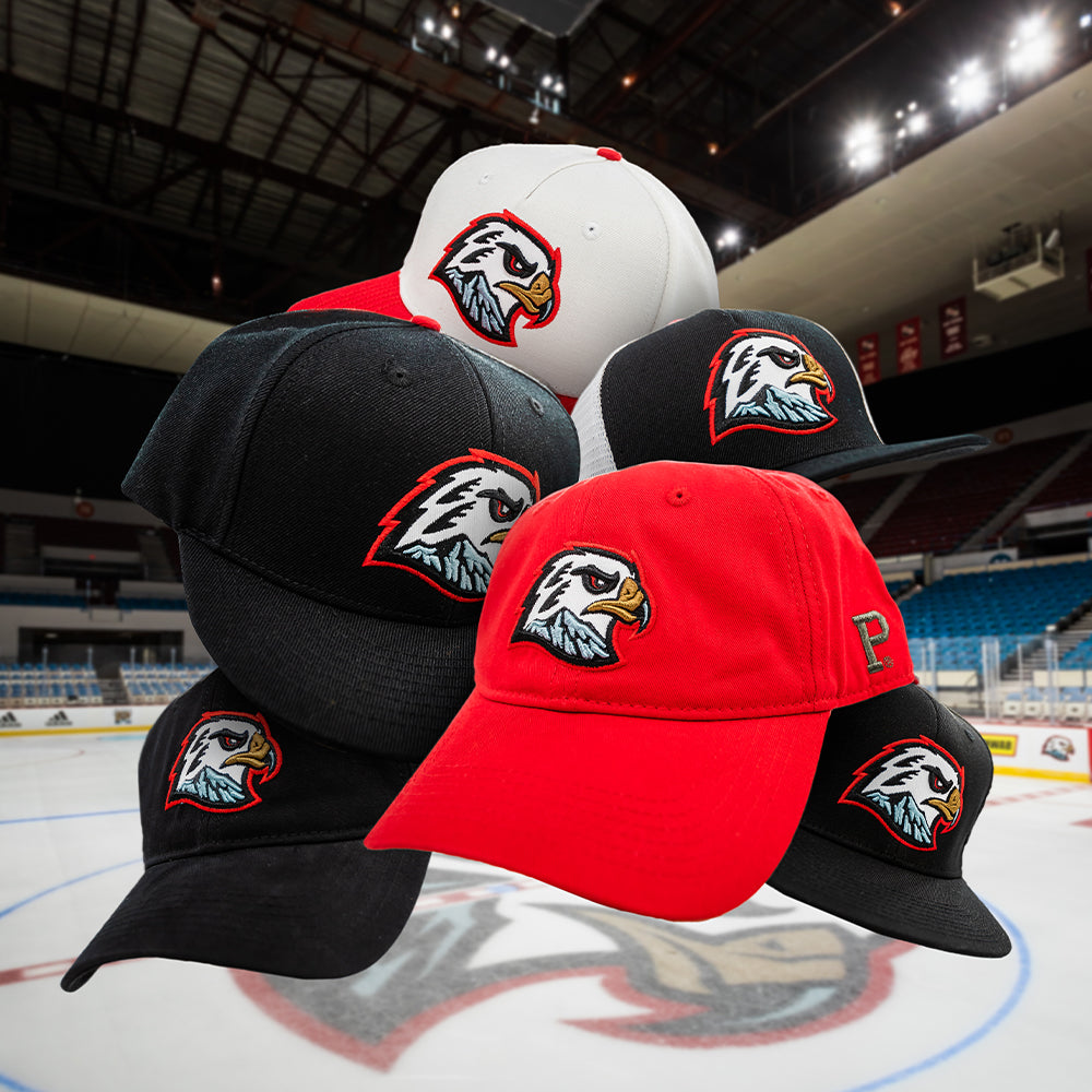 Hawk Head Dad Hat - Black