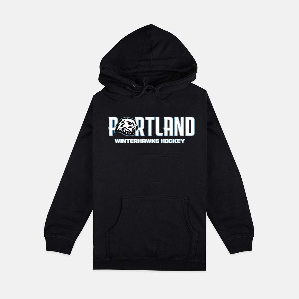 Inline Hawk Hoodie - Black