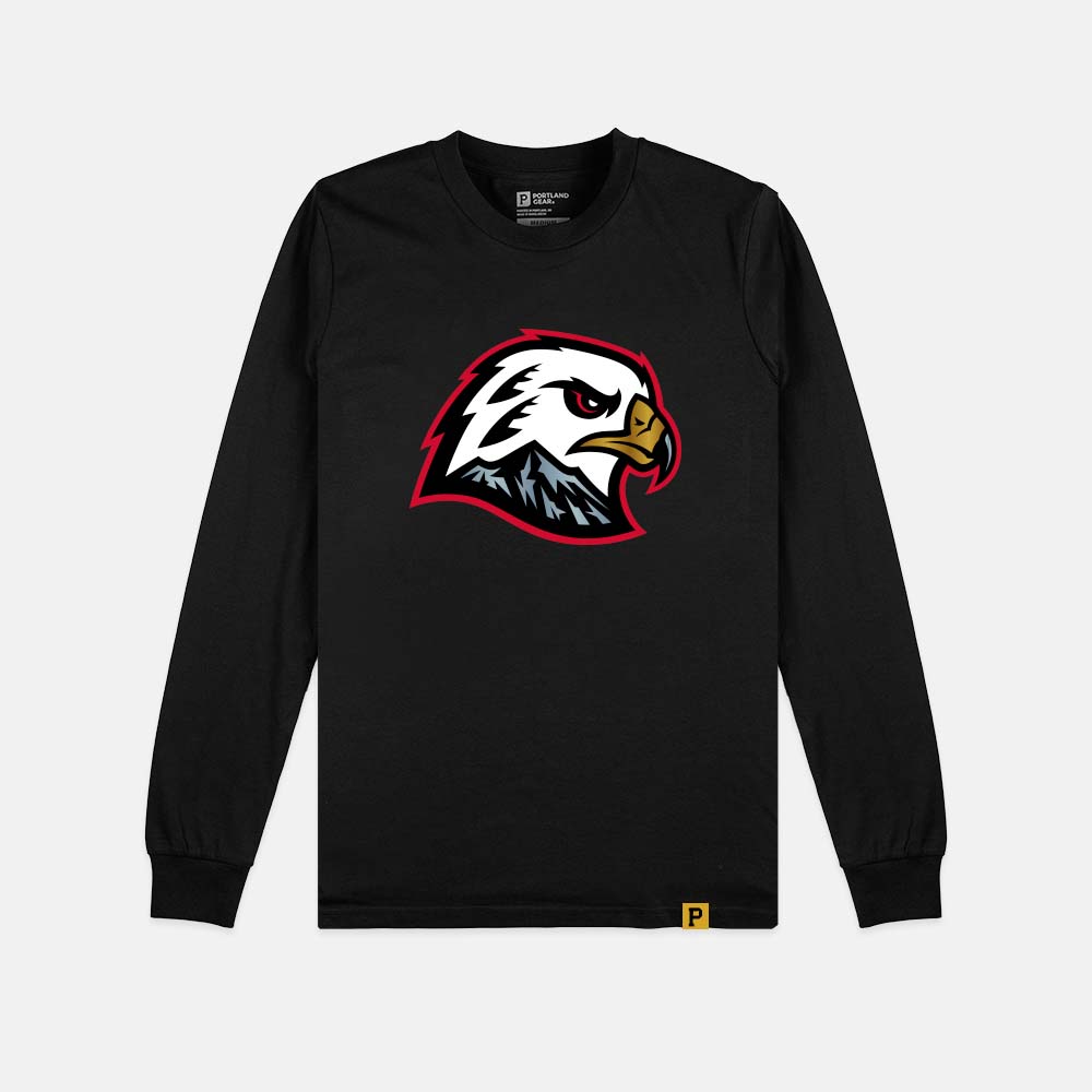 Hawk Head Long Sleeve - Black