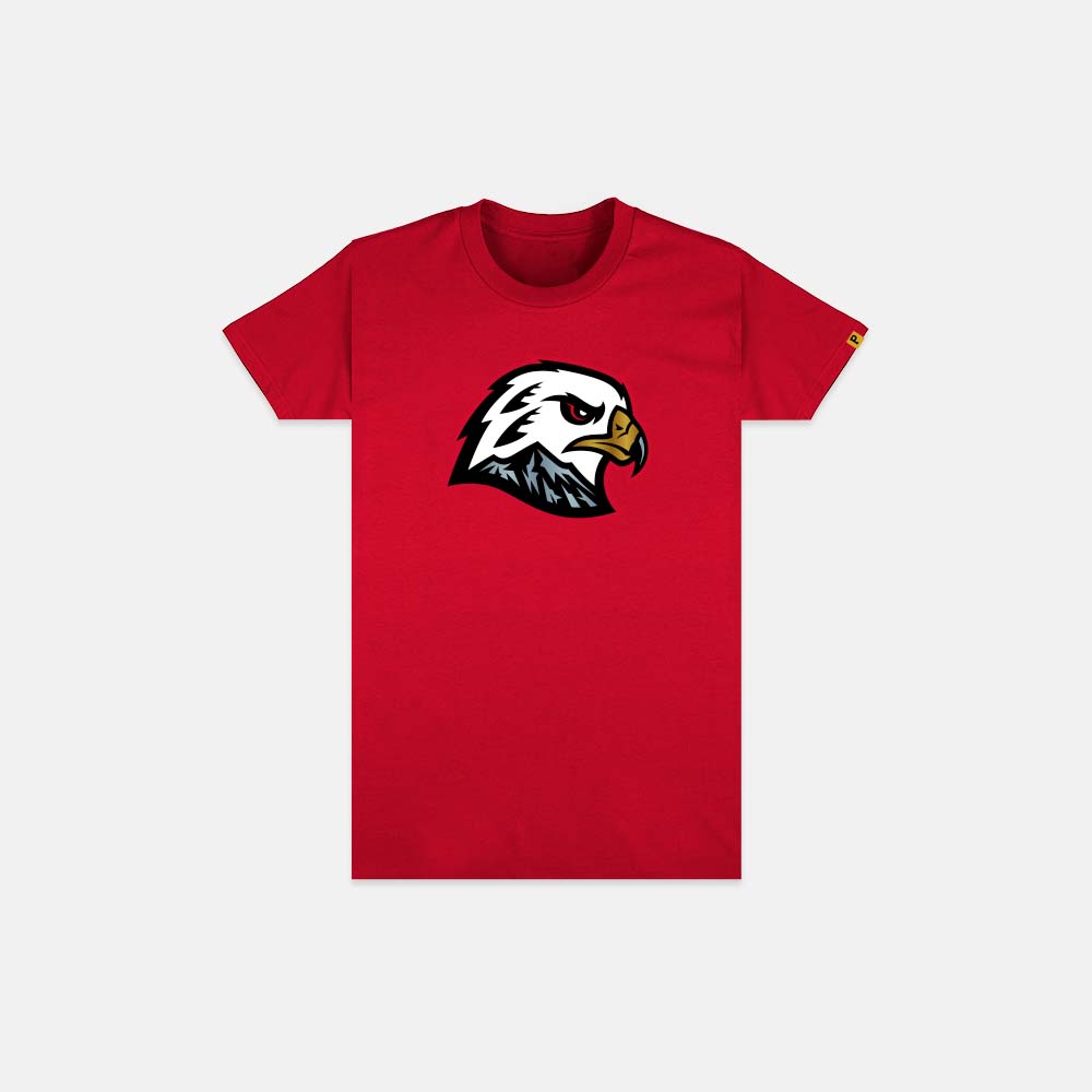 Women's Hawk Head Tee - Red