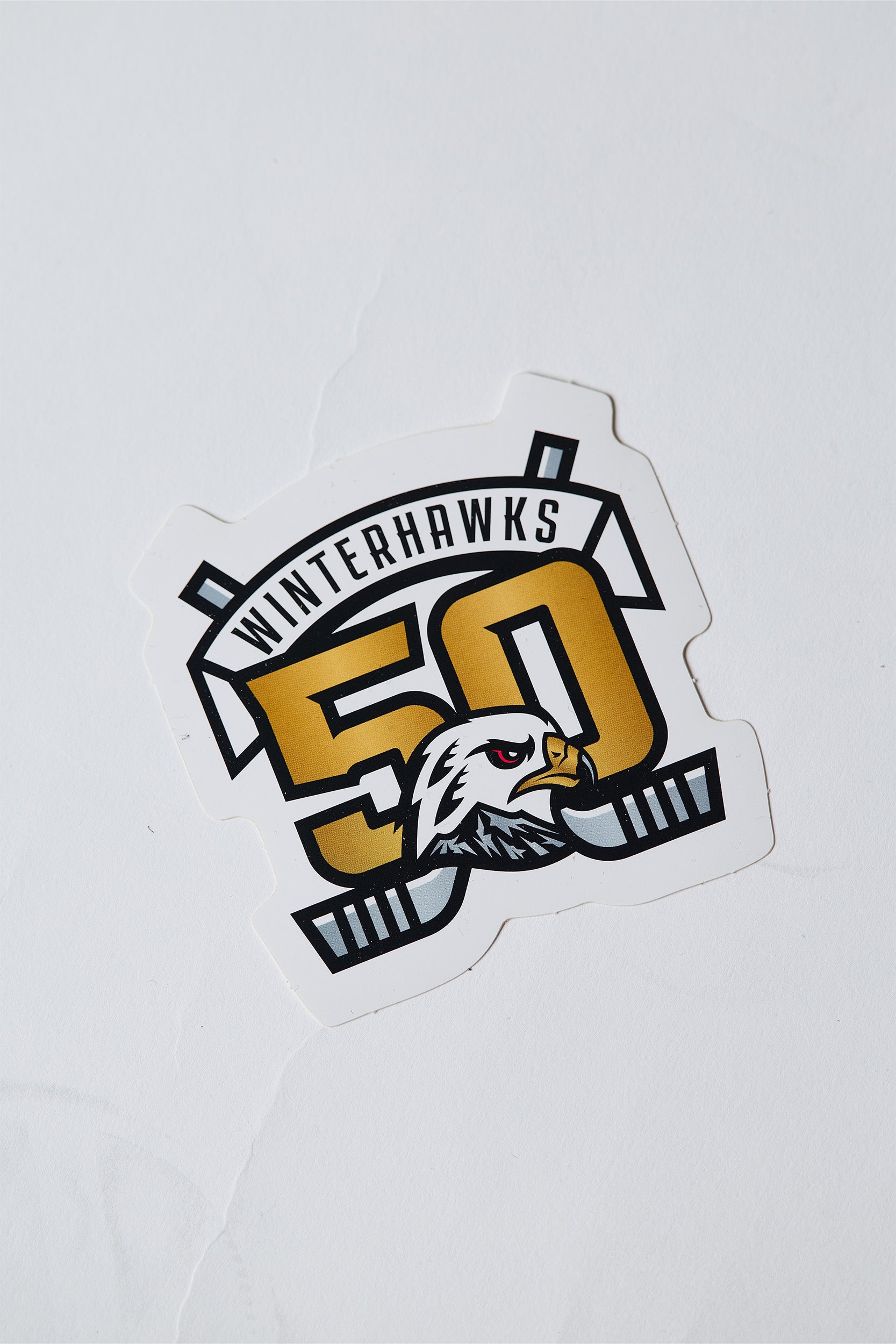 Winterhawks 50th Anniversary Sticker