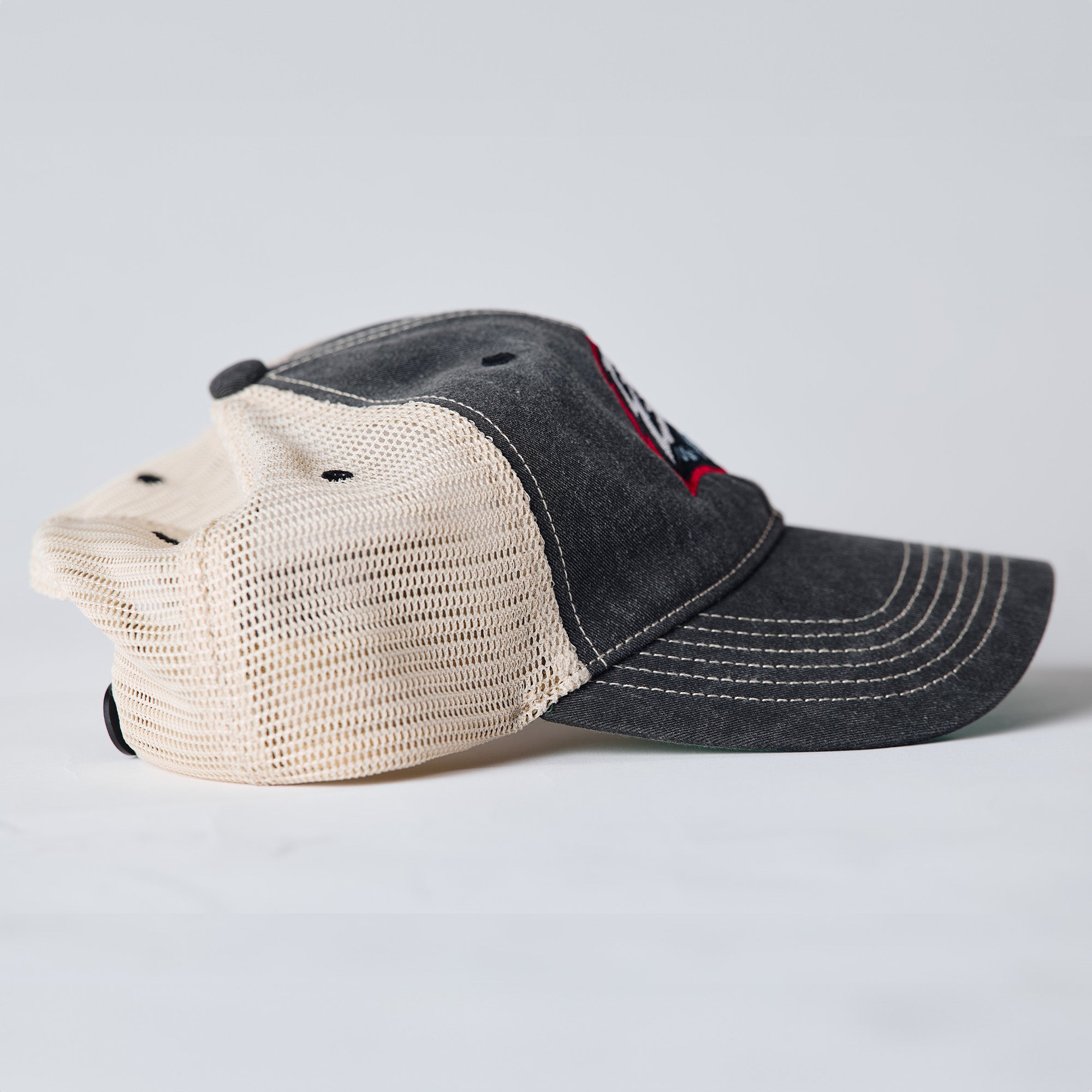 Faded Hawk Head Mesh Cap