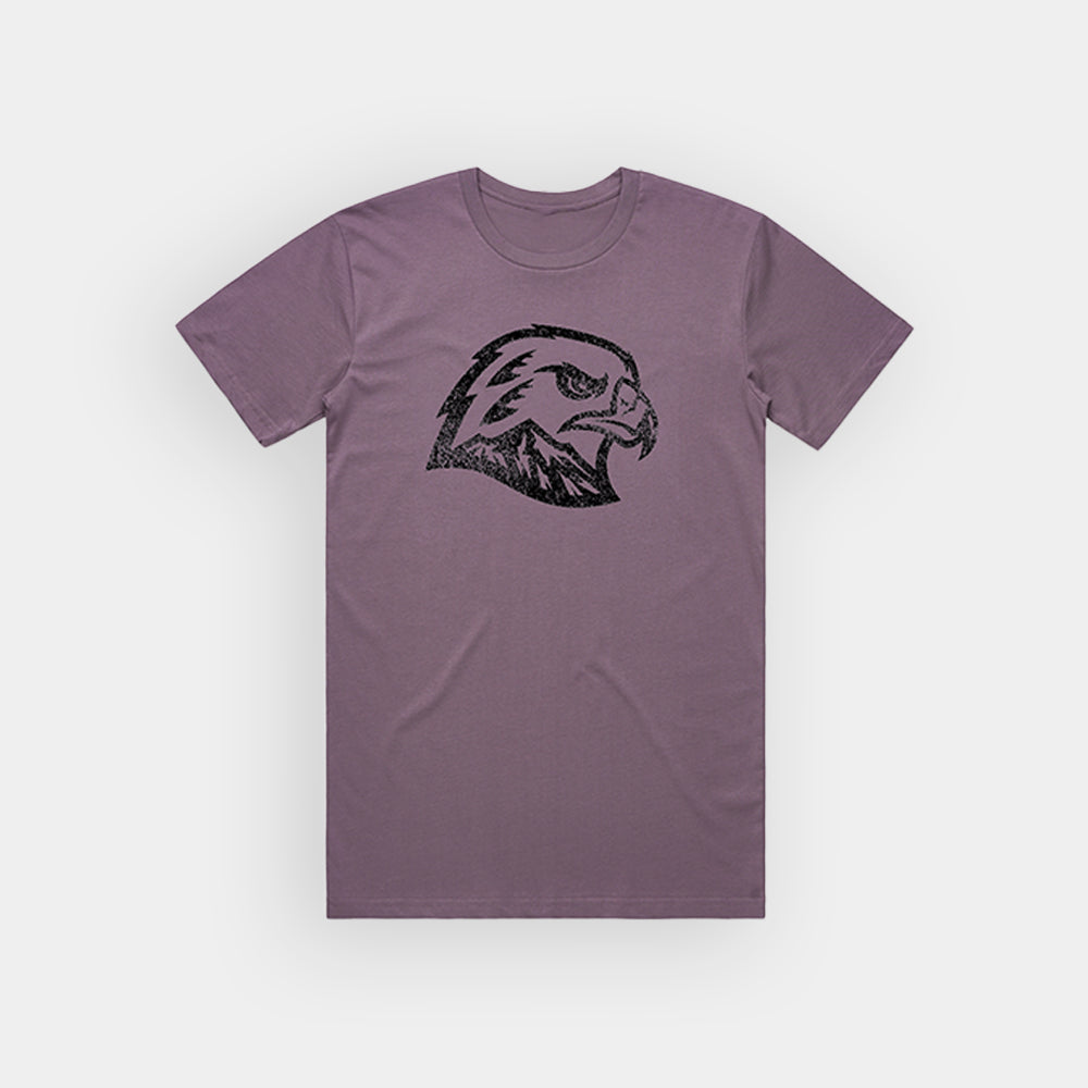 Lavender Hawk Head T-Shirt