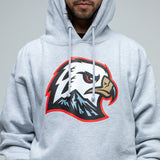 Hawk Head Hoodie - Grey