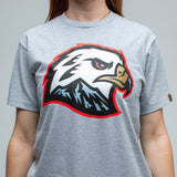 Hawk Head T-Shirt - Grey