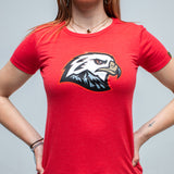 Women's Hawk Head T-Shirt - Red