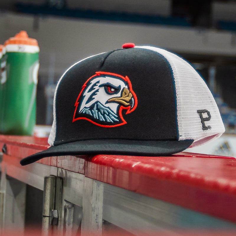 Hawk Head Mesh Cap - Black