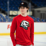 Hawk Head Long Sleeve - Red