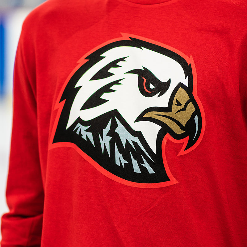 Hawk Head Long Sleeve - Red