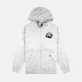 Hawk Head Zip Hoodie - Grey