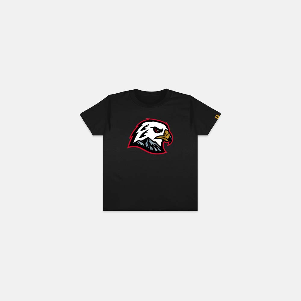 Toddler Hawk Head T-Shirt - Black