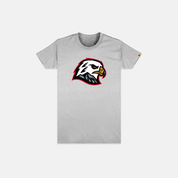 Women's Hawk Head T-Shirt - Grey