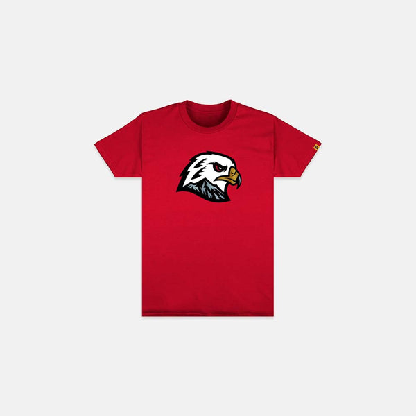 Youth Hawk Head T-Shirt - Red